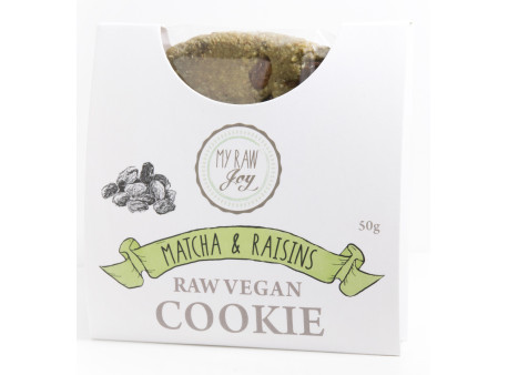 Cookie superfood BIO matcha & rozinky