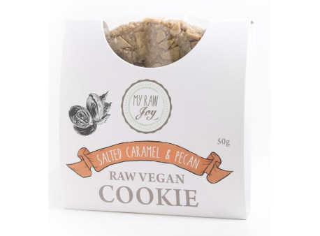 Cookie superfood BIO slaný karamel & pekanové ořechy