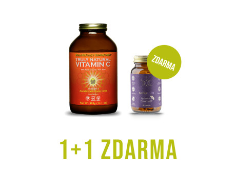 1+1: Vitamín C přírodní + Liposomal Vitamín D3 + K2 Lite