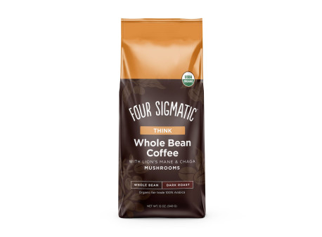 Lion's Mane Mushroom Whole Bean Coffee Mix Organic