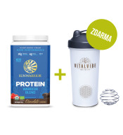 Protein Blend BIO čokoláda, prášek + Shaker Vitalvibe ZDARMA