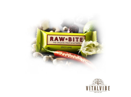 Rawbite - tyčinka 50 g - Pikantní limetka BIO