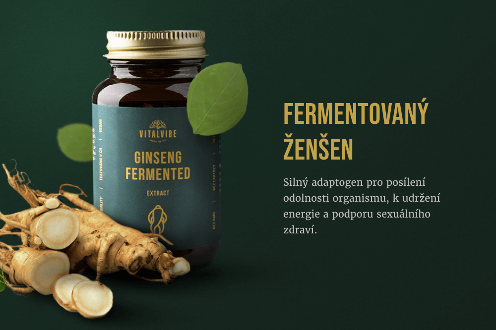 Fermentovaný ženšen - hormonální rovnováha a vitalita