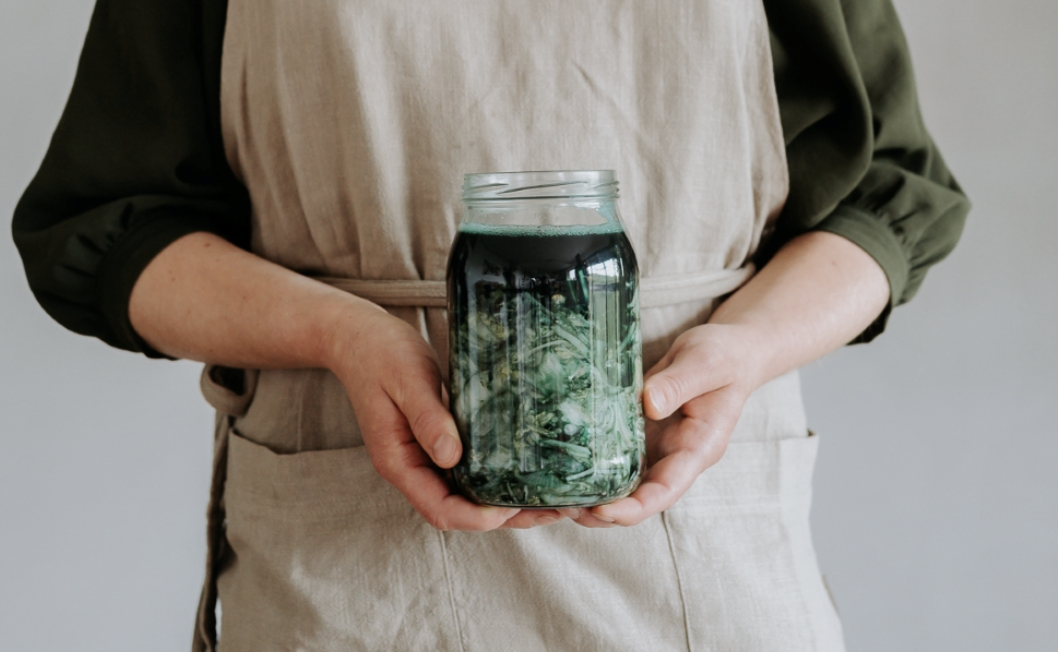 Kimchi se spirulinou