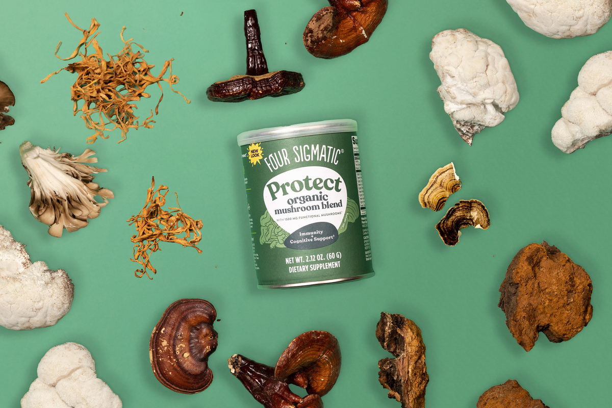 A mixture of 10 of the most powerful medicinal mushrooms in an instant drink with rose hip powder