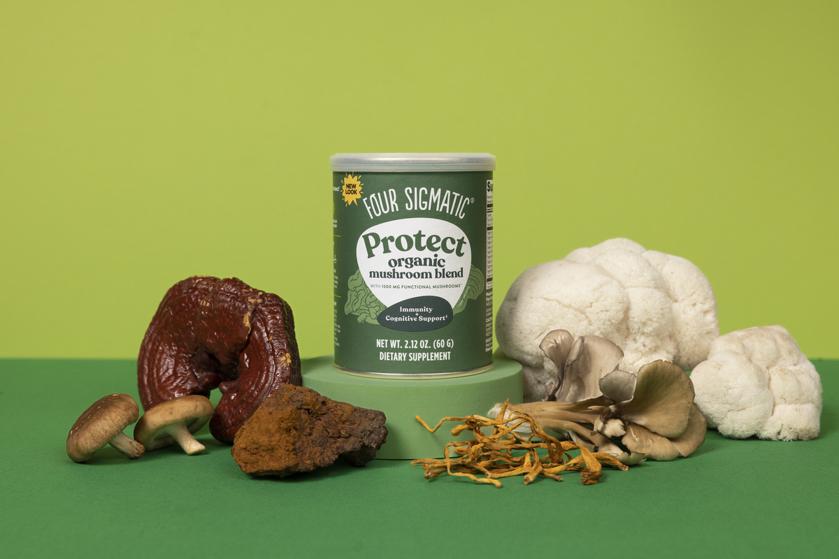 A mixture of 10 of the most powerful medicinal mushrooms in an instant drink with rose hip powder