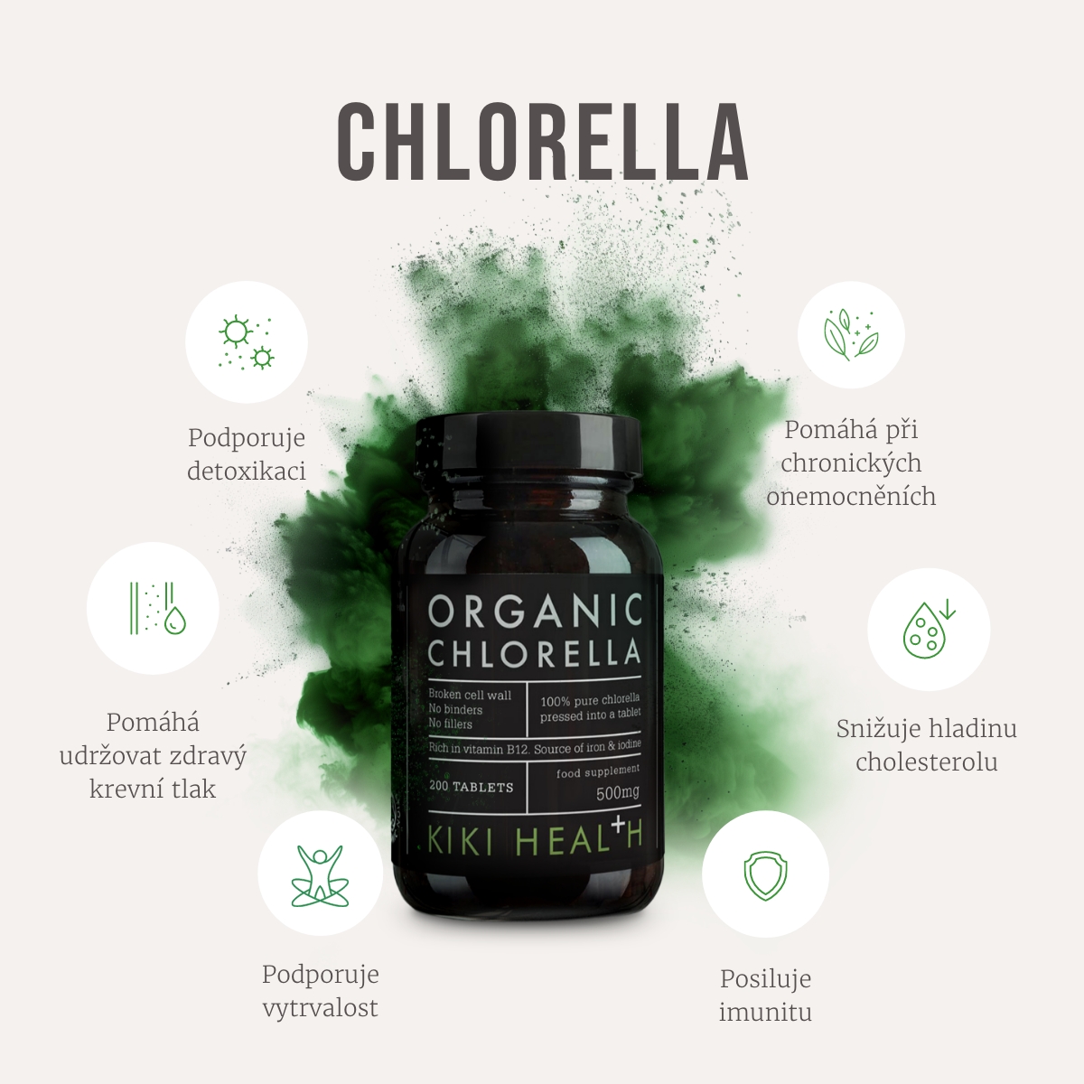 Chlorella v té nejvyšší kvalitě