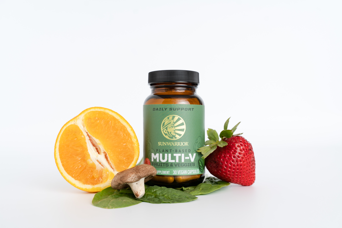 Přírodní multivitamín s obsahem superfoods a funkčních hub