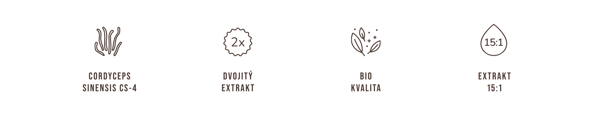 Cordyceps tinktura BIO pro podporu odolnosti, vytrvalosti a výkonu