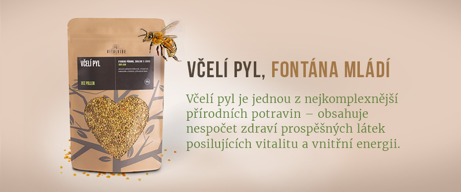 Včelí pyl - zdraví, mládí a vitalita
